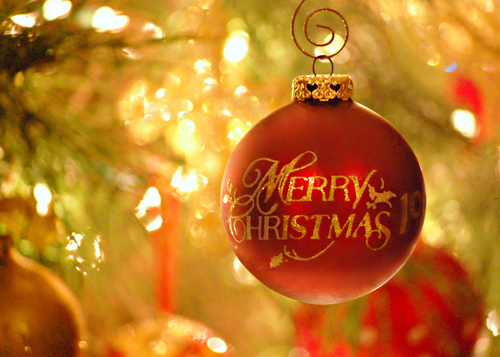 Merry Christmas Ornament Merry Christmas Ornament