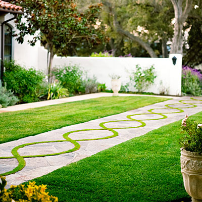 Spiral garden art Spiral garden art