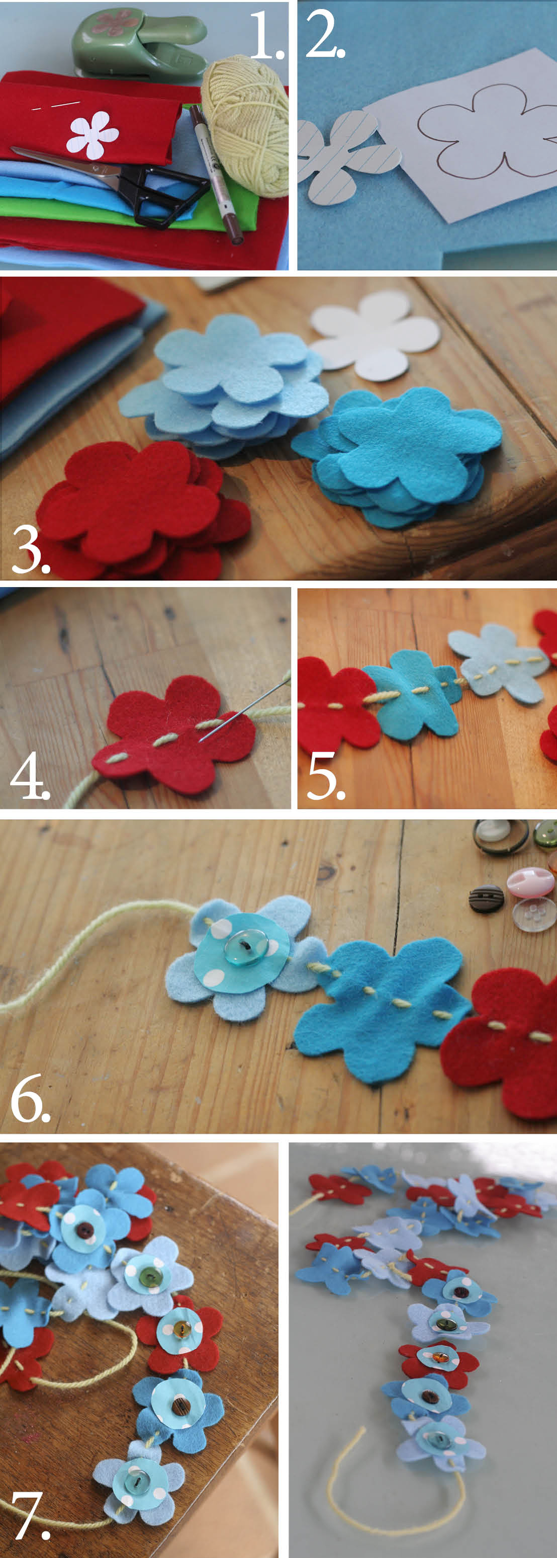 DIY Floral Button Decorations