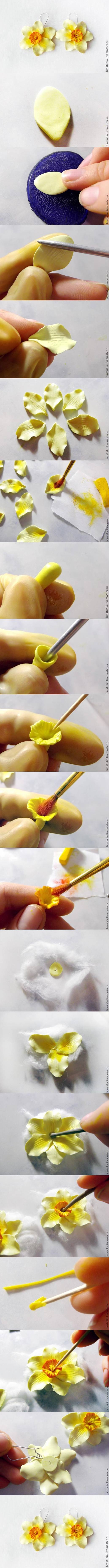 DIY Pale Yellow Daffodils