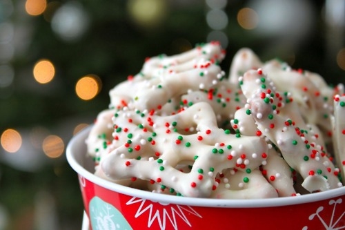 Christmas star pretzels