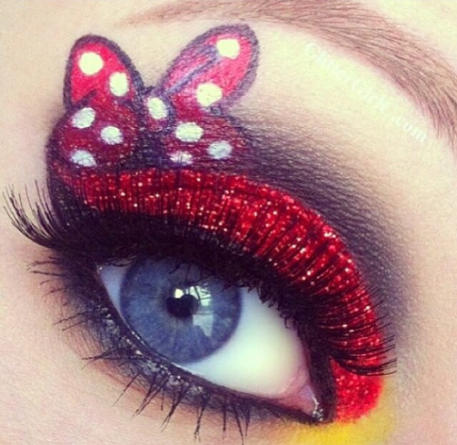 Bow eyeshadow