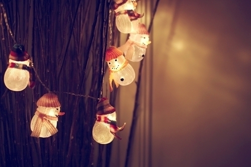 Snowman lights