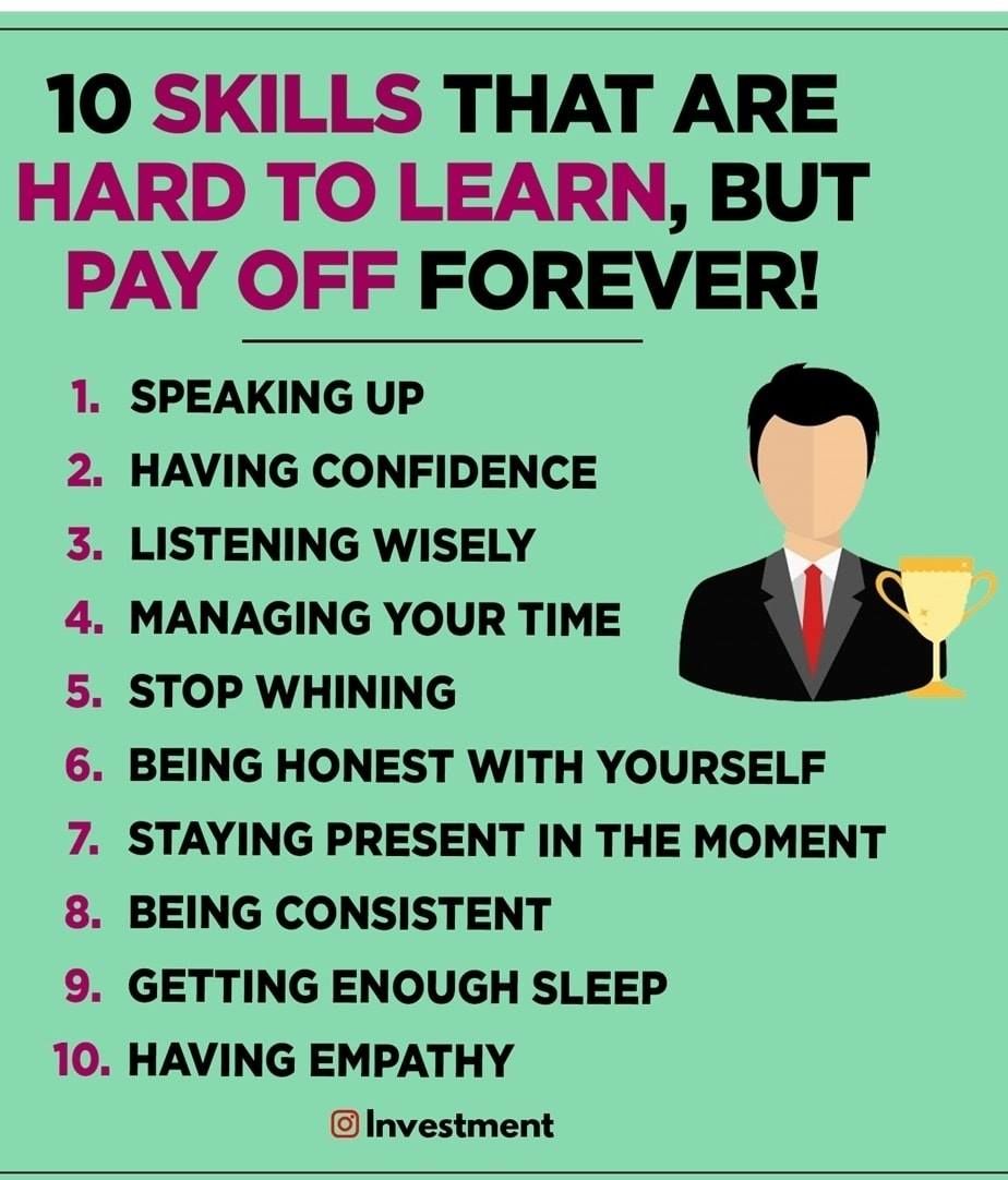 10 Skills That Are Hard To Learn, But Pay Off Forever! Pictures, Photos ...