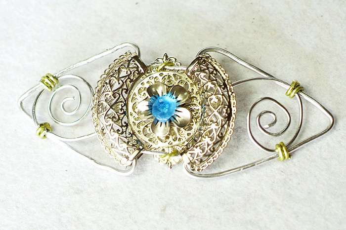Metal Vintage Brooch