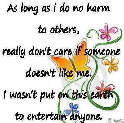 I dont care if someone else likes me I dont care if someone else likes me
