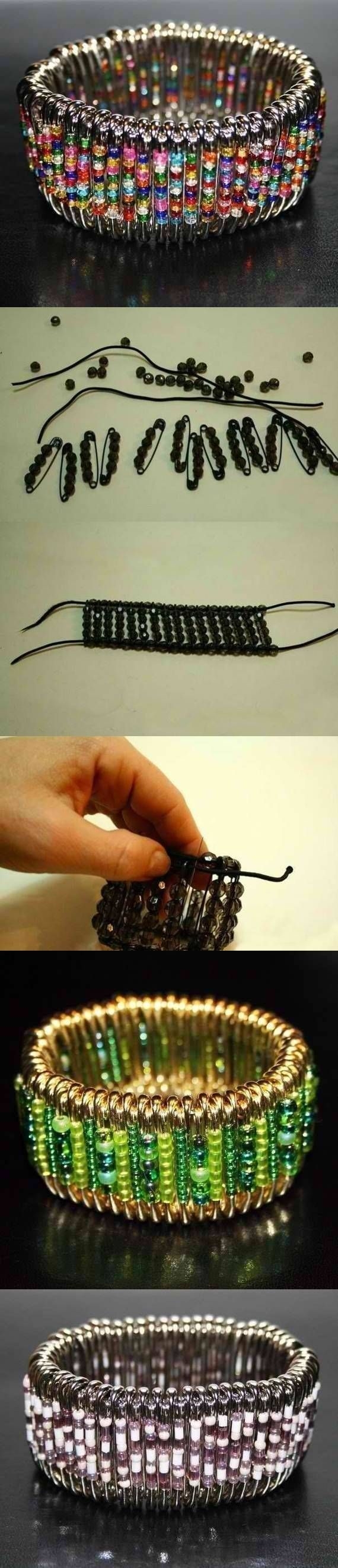 DIY Safety Pin Wristband DIY Safety Pin Wristband