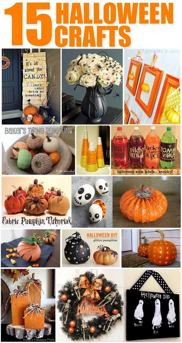 15 Halloween Crafts 15 Halloween Crafts