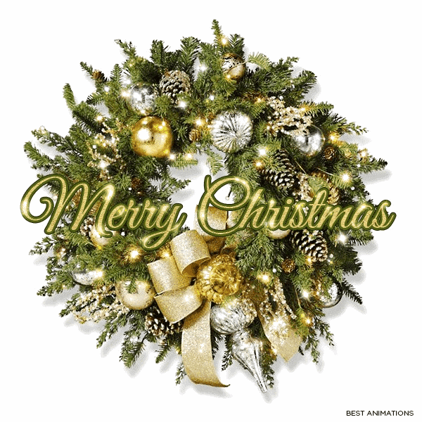 Gold And Silver Merry Christmas Ornament Pictures, Photos, and Images