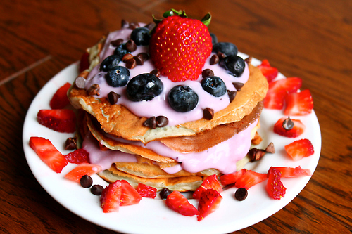 Berry pancakes Berry pancakes