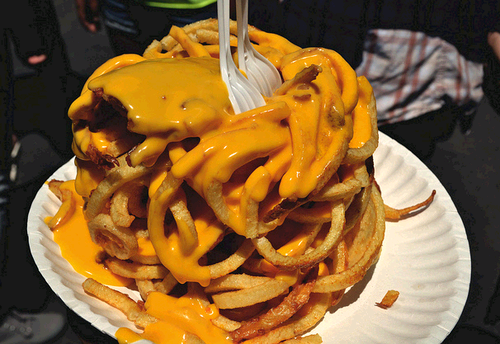 Cheese curly fries Cheese curly fries