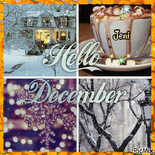 Hello December Collage Pictures, Photos, and Images for Facebook