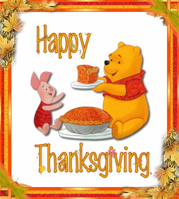 Winnie The Pooh Happy Thanksgiving Gif Pictures, Photos, and Images for