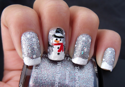 Snowman nails