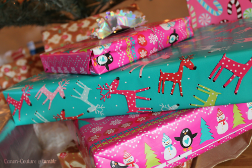 Girly christmas gift wrap Girly christmas gift wrap