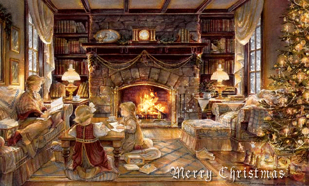 Vintage Family On Christmas Pictures Photos and Images for Facebook