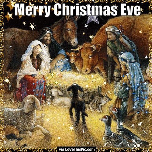 Nativity Scene - Merry Christmas Eve Gif Pictures, Photos, and Images for Facebook, Tumblr