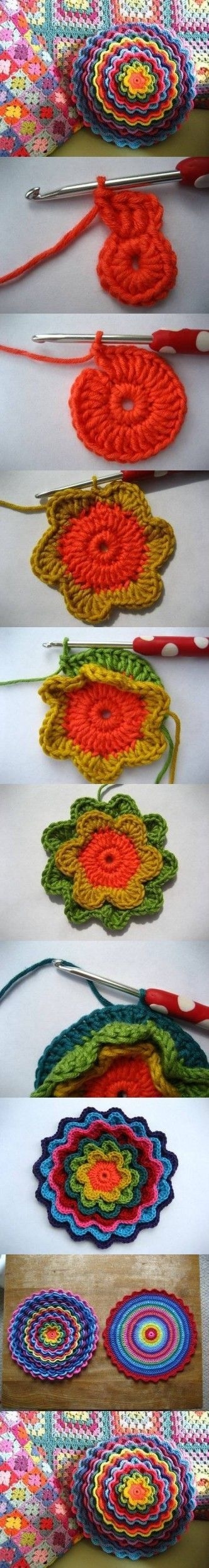 DIY Crochet Flower Pattern
