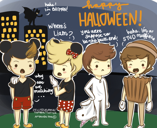 Happy Halloween from One Direction Happy Halloween from One Direction