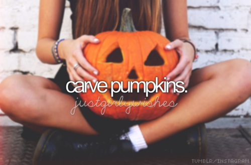 Carve pumpkins Carve pumpkins