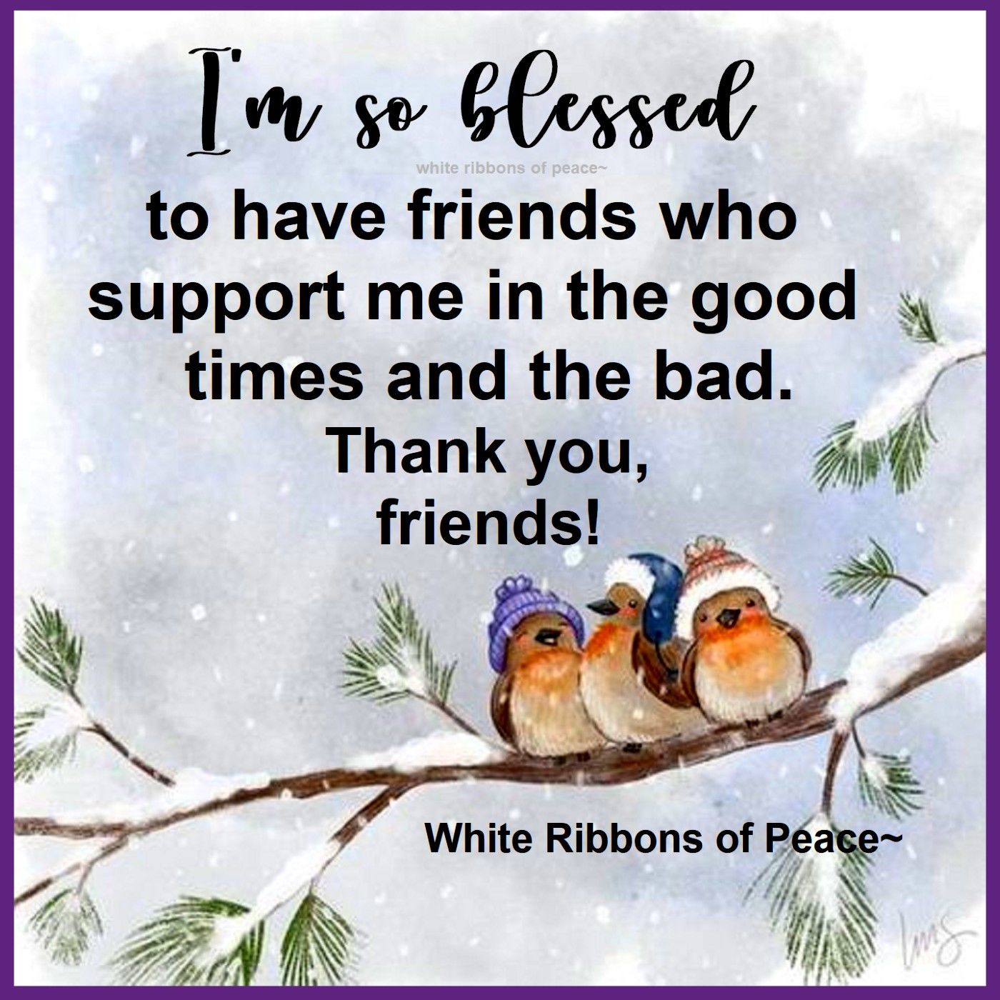 Blessed To Have You As A Friend Im So Blessed To Have Friends Who Support Me In The Good Times And The Bad.  Thank You, Friends! Pictures, Photos, And Images For Facebook, Tumblr,  Pinterest, And Twitter