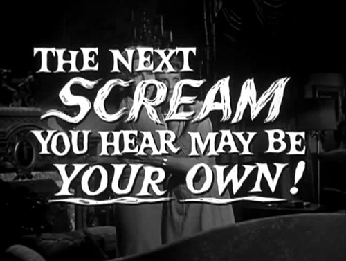 The next scream you hear may be your own The next scream you hear may be your own