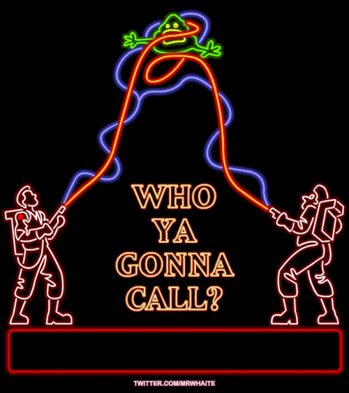 Who ya gonna call? Ghostbusters