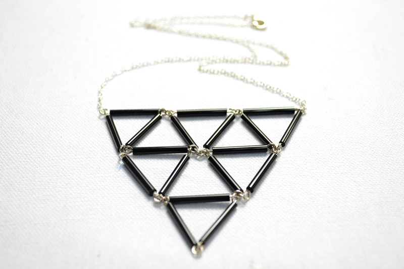 Handmade Triangle Pendant Necklace Handmade Triangle Pendant Necklace