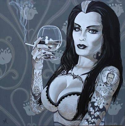 Lily Munster Portrait