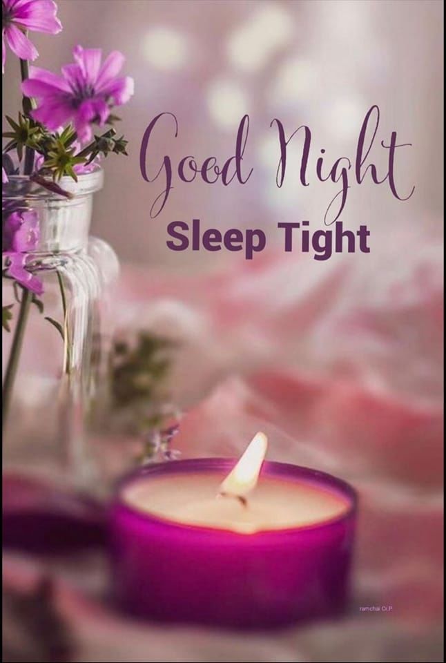 Magenta Candle Good Night, Sleep Tight Pictures, Photos, and Images