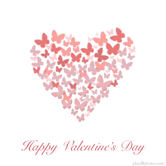 Butterfly Heart - Happy Valentine’s Day Pictures, Photos, and Images