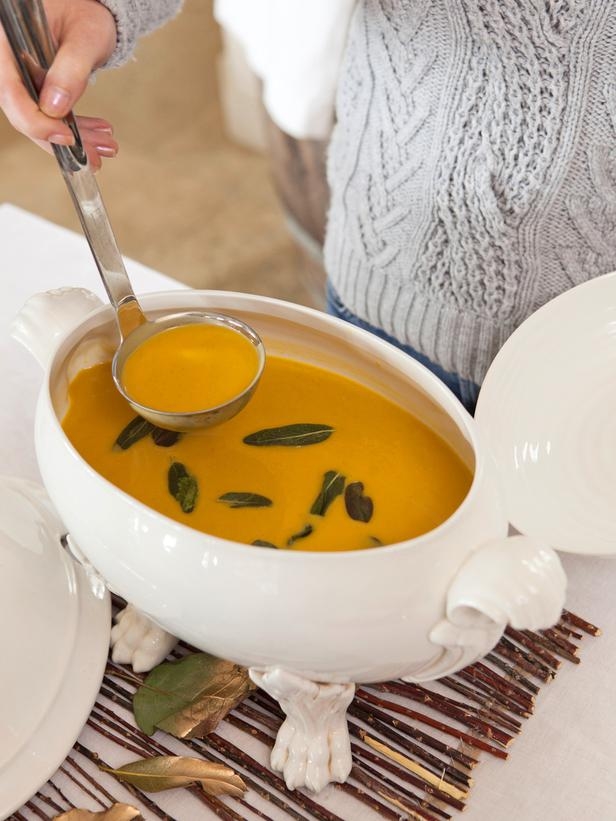 Curried butternut squash soup
