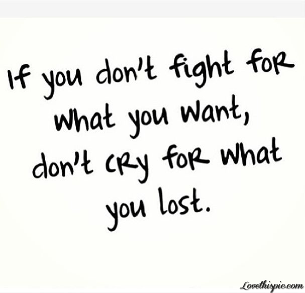 Dont Cry For What You Lost
