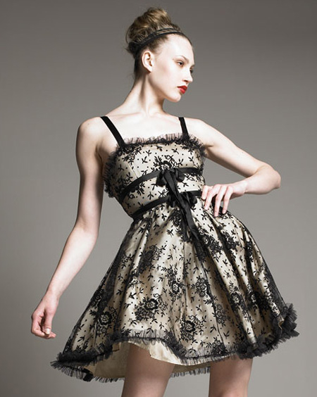 Valentino Black Lace Dress