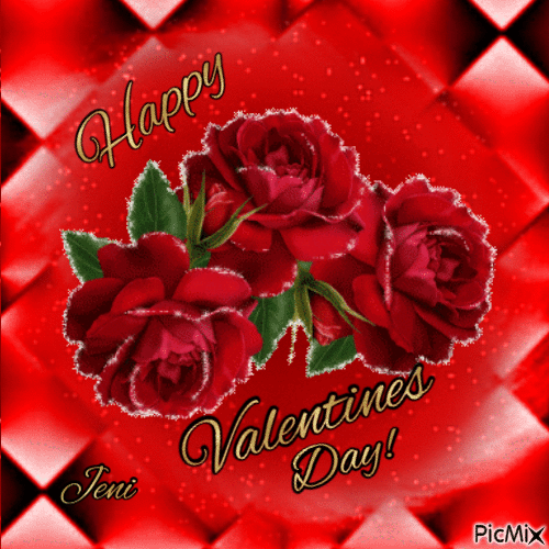3 Red Roses Happy Valentine's Day Pictures, Photos, and Images for