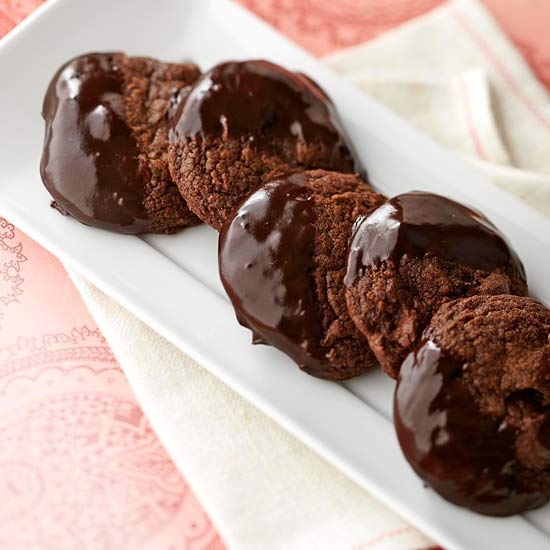 Chocolate dipped cookies Chocolate dipped cookies