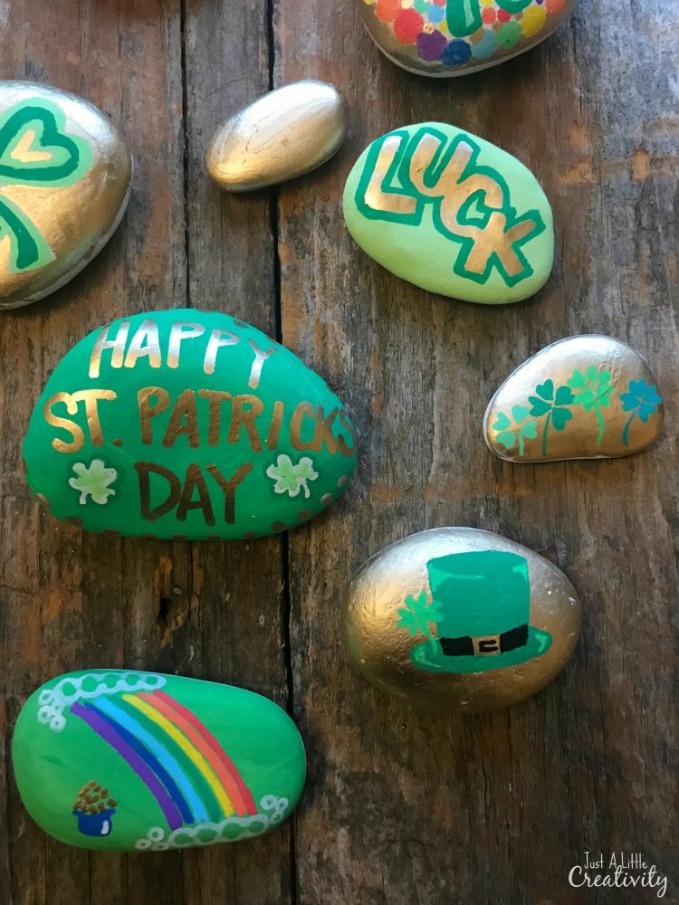 Painted St Patrick's Day Rocks Pictures, Photos, and Images for ...