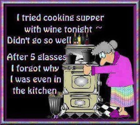 supper with wine