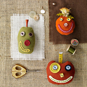 Pumpkin pincusion craft Pumpkin pincusion craft
