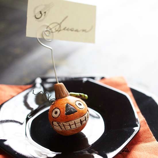 Pumpkin place card Pumpkin place card