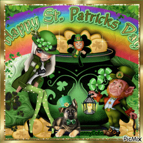 Pot O Gold & Rainbow St Patricks Day Gif Pictures, Photos, and Images