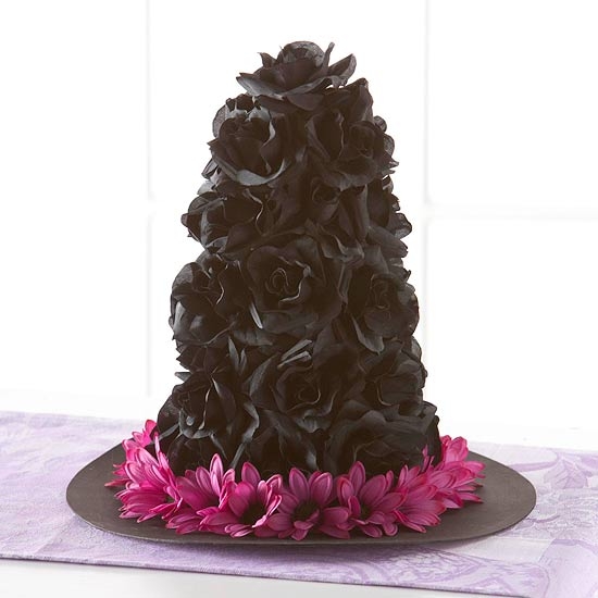 Floral witch hat