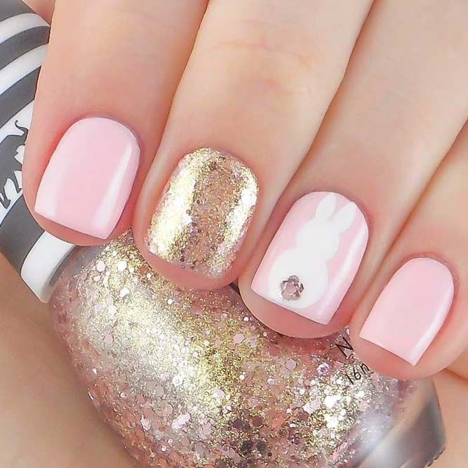 Pink & Gold Glitter Nails Pictures, Photos, and Images for Facebook