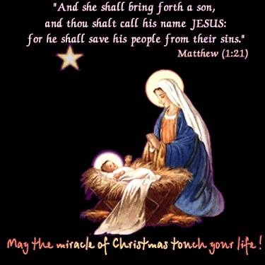 May the miracle of christmas touch your life