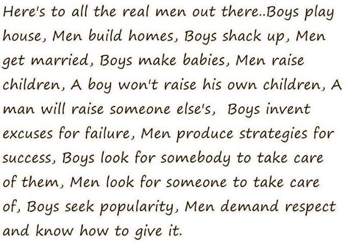 real men