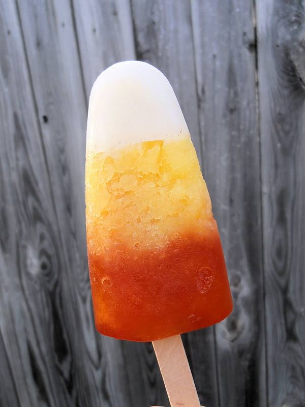 Candy Corn Popsicle Candy Corn Popsicle