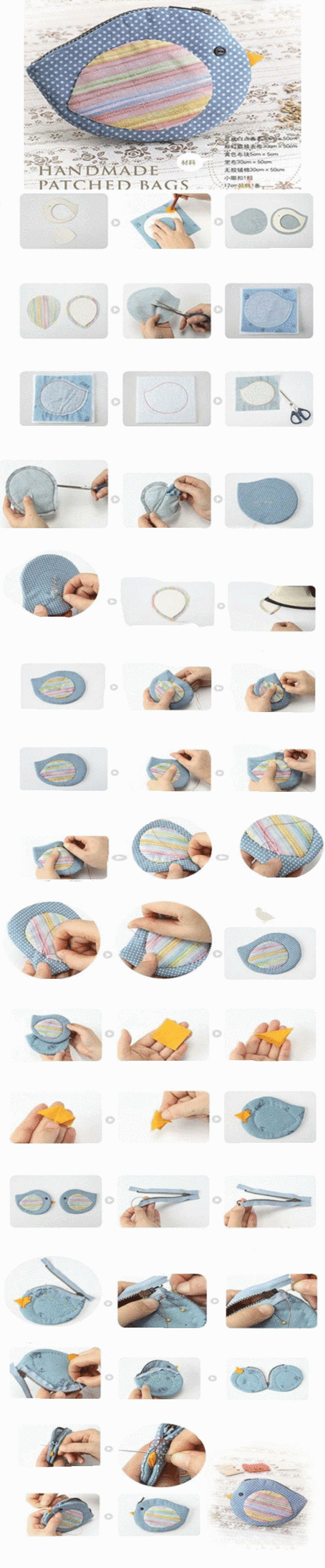 DIY Handmade Patched Bags