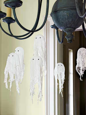 Cheesecloth ghosts