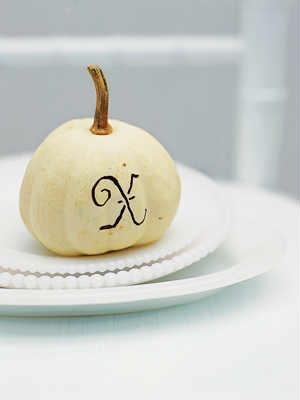 Personalized Pumpkin Place Cards Personalized Pumpkin Place Cards