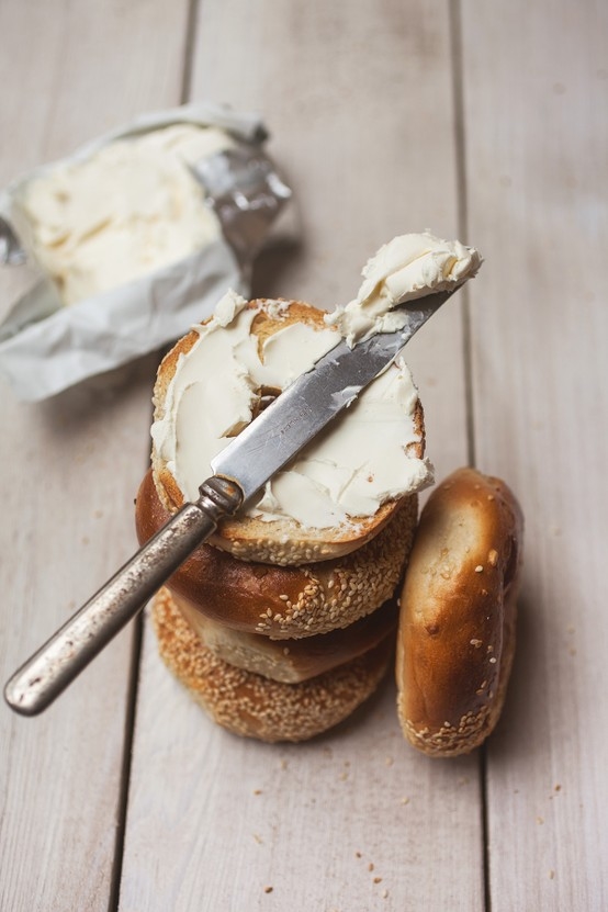 Bagel with creamcheese Bagel with creamcheese